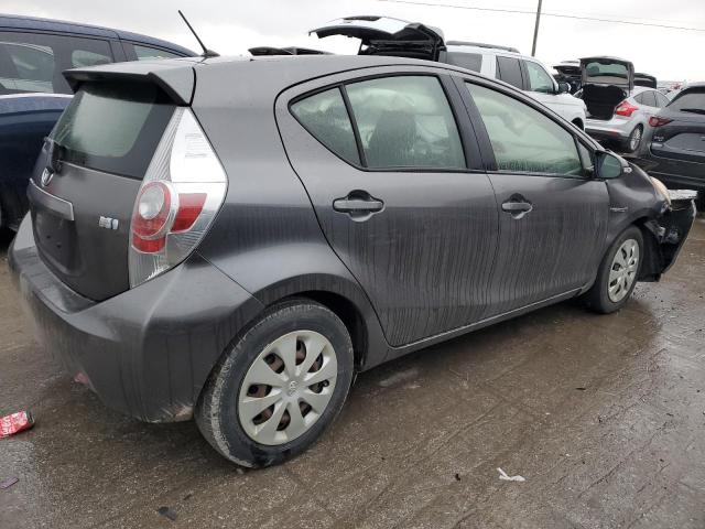 JTDKDTB34D1053497 - 2013 TOYOTA PRIUS C CHARCOAL photo 3