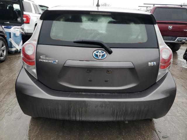 JTDKDTB34D1053497 - 2013 TOYOTA PRIUS C CHARCOAL photo 6