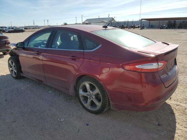 3FA6P0G73GR132968 - 2016 FORD FUSION S MAROON photo 2