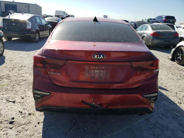 3KPF24AD2KE052818 - 2019 KIA FORTE FE RED photo 6