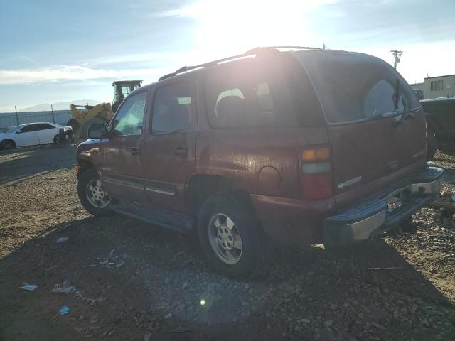 1GNEK13ZX3J225709 - 2003 CHEVROLET TAHOE K1500 BURGUNDY photo 2