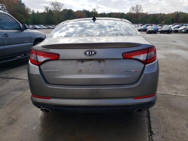 5XXGR4A63CG018848 - 2012 KIA OPTIMA SX SILVER photo 6