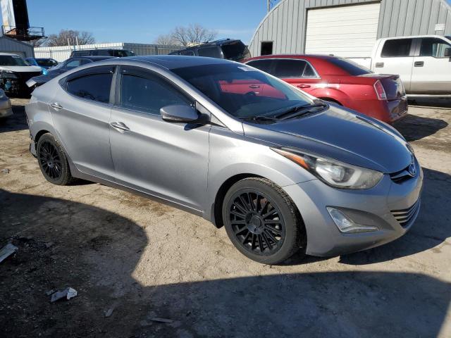 KMHDH4AH4FU234578 - 2015 HYUNDAI ELANTRA SE SILVER photo 4