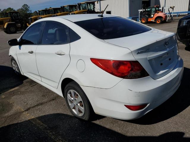 KMHCT4AE9EU669157 - 2014 HYUNDAI ACCENT GLS WHITE photo 2