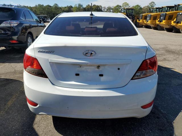 KMHCT4AE9EU669157 - 2014 HYUNDAI ACCENT GLS WHITE photo 6