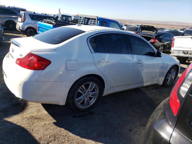 JN1CV6AP6DM717968 - 2013 INFINITI G37 BASE WHITE photo 3