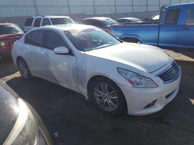 JN1CV6AP6DM717968 - 2013 INFINITI G37 BASE WHITE photo 4