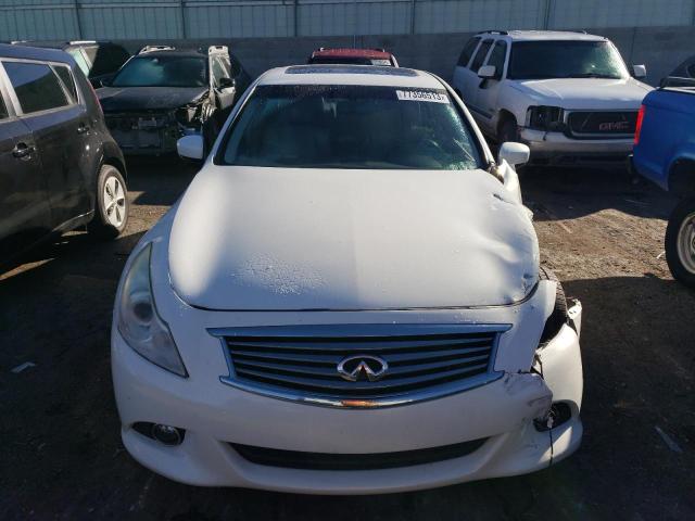 JN1CV6AP6DM717968 - 2013 INFINITI G37 BASE WHITE photo 5