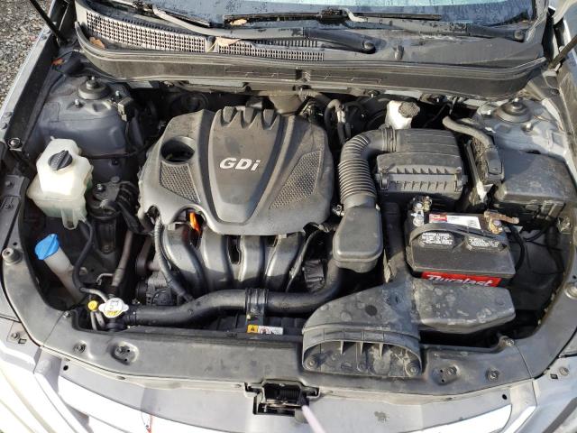 5NPEB4AC2DH792399 - 2013 HYUNDAI SONATA GLS GRAY photo 11