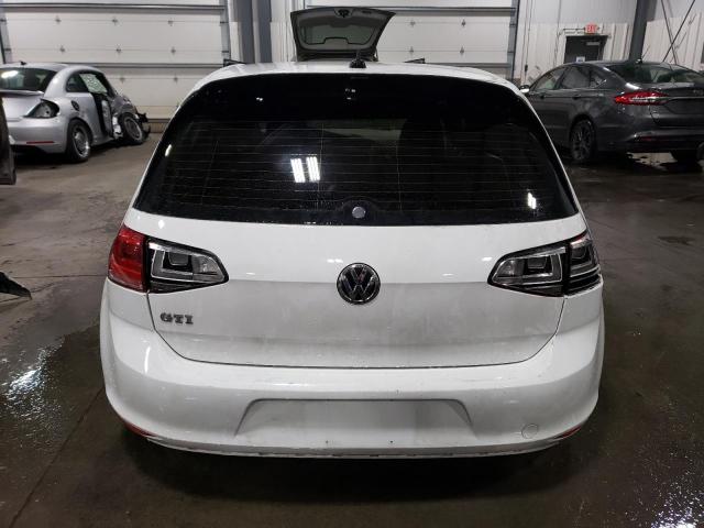 3VWYT7AUXGM034388 - 2016 VOLKSWAGEN GTI S/SE WHITE photo 6