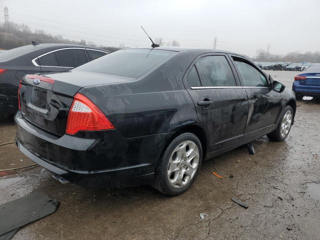 3FAHP0HA0AR106757 - 2010 FORD FUSION SE BLACK photo 3