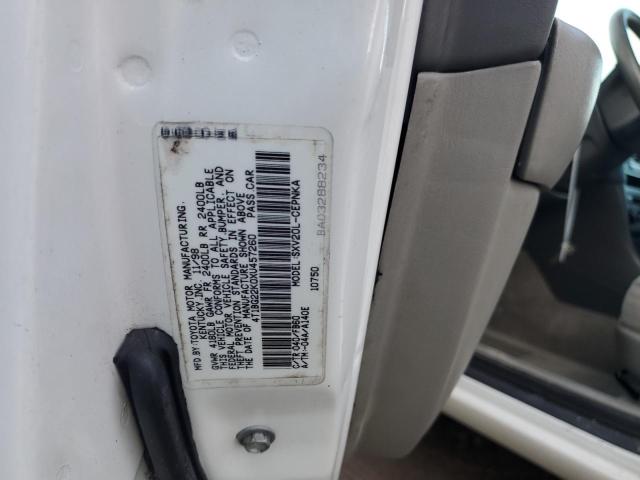 4T1BG22K0XU457260 - 1999 TOYOTA CAMRY CE WHITE photo 12