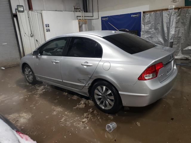 19XFA16949E024051 - 2009 HONDA CIVIC EXL SILVER photo 2