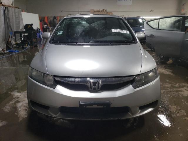 19XFA16949E024051 - 2009 HONDA CIVIC EXL SILVER photo 5