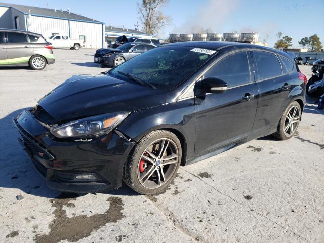 1FADP3L9XJL302572 - 2018 FORD FOCUS ST BLACK photo 1