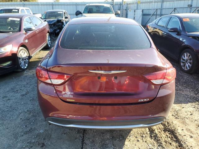 1C3CCCABXFN589760 - 2015 CHRYSLER 200 LIMITED BURGUNDY photo 6