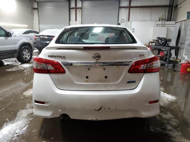 3N1AB7AP7DL667453 - 2013 NISSAN SENTRA S WHITE photo 6