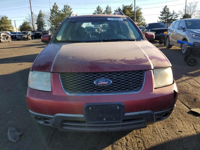 1FMZK02156GA02331 - 2006 FORD FREESTYLE SEL RED photo 5