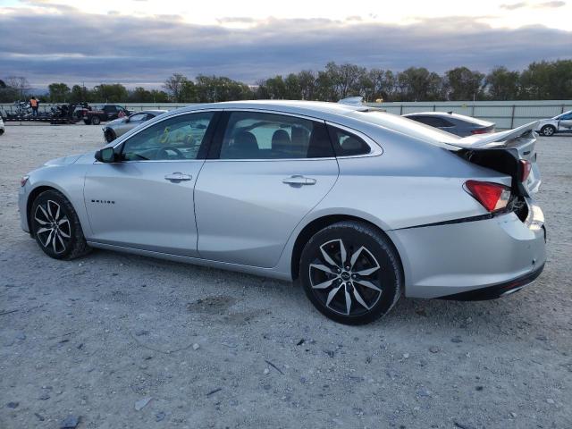 1G1ZG5ST1MF063322 - 2021 CHEVROLET MALIBU RS SILVER photo 2