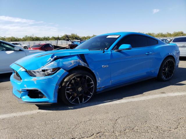 1FA6P8CF5H5250410 - 2017 FORD MUSTANG GT BLUE photo 1