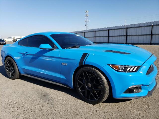 1FA6P8CF5H5250410 - 2017 FORD MUSTANG GT BLUE photo 4