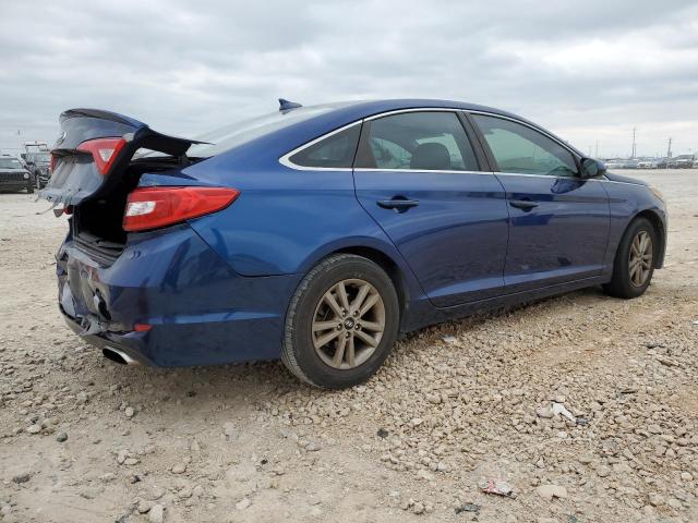 5NPE24AF2FH024337 - 2015 HYUNDAI SONATA SE BLUE photo 3