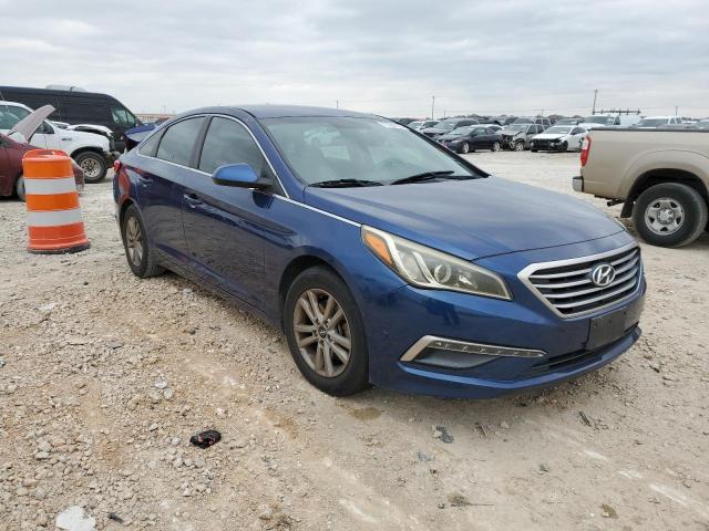 5NPE24AF2FH024337 - 2015 HYUNDAI SONATA SE BLUE photo 4