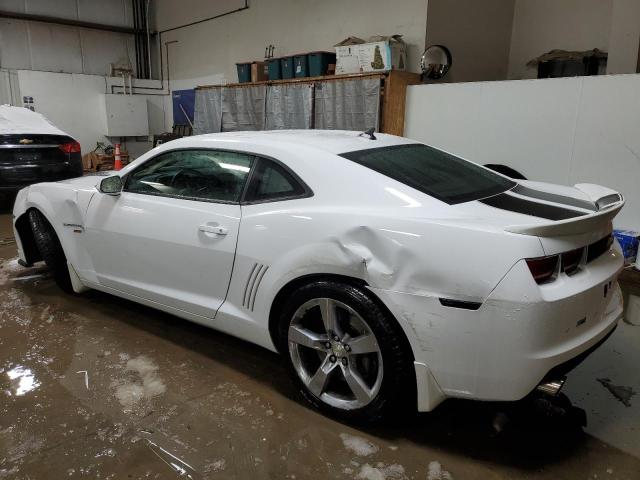 2G1FK1EJ9B9104998 - 2011 CHEVROLET CAMARO 2SS WHITE photo 2