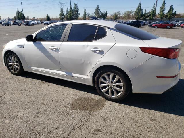 5XXGM4A73FG451212 - 2015 KIA OPTIMA LX WHITE photo 2