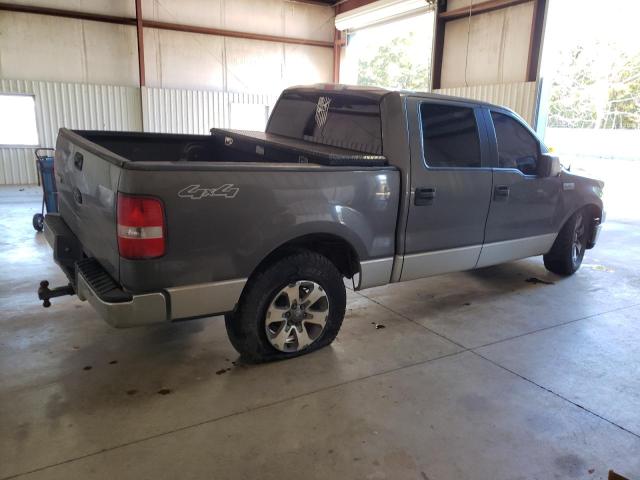 1FTPW14V06FB24137 - 2006 FORD F150 SUPERCREW GRAY photo 3