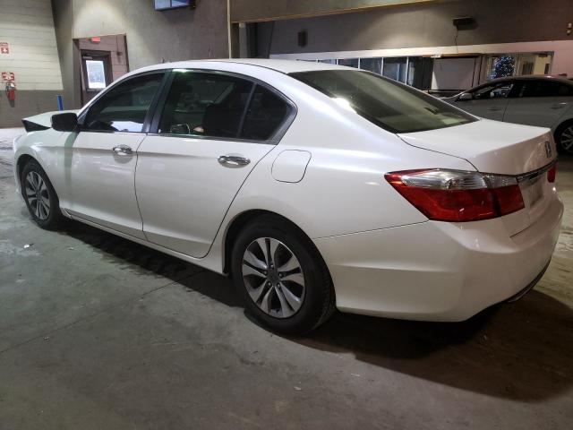 1HGCR2F36EA082268 - 2014 HONDA ACCORD LX WHITE photo 2