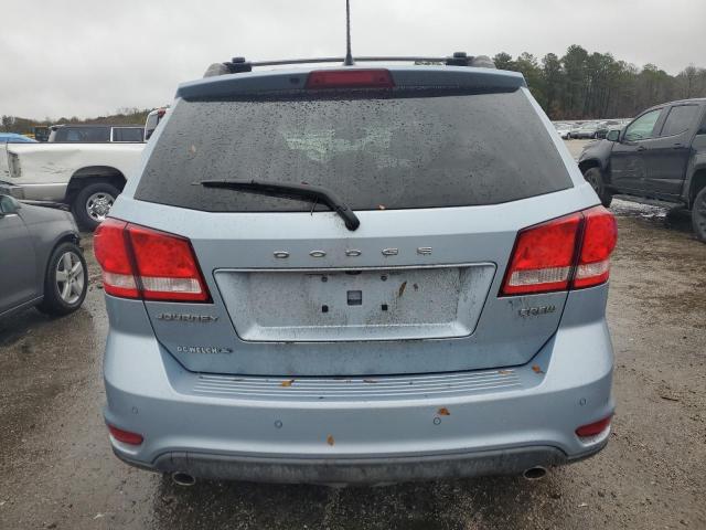 3C4PDCDG5DT634621 - 2013 DODGE JOURNEY CREW BLUE photo 6