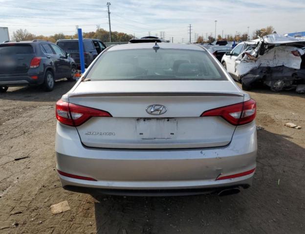 5NPE24AF1HH513282 - 2017 HYUNDAI SONATA SE SILVER photo 6