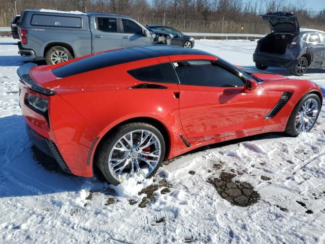 1G1YR2D67F5601445 - 2015 CHEVROLET CORVETTE Z06 2LZ RED photo 3