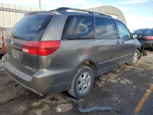 5TDZA23C04S197129 - 2004 TOYOTA SIENNA CE GRAY photo 3