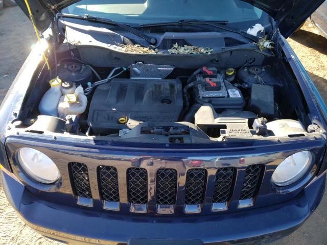 1C4NJRBB5ED615827 - 2014 JEEP PATRIOT SPORT BLUE photo 11