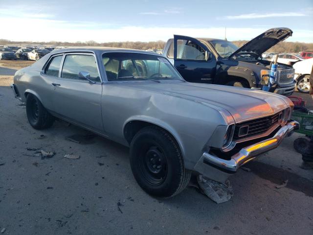 1Y27H3L133466 - 1973 CHEVROLET NOVA SILVER photo 4