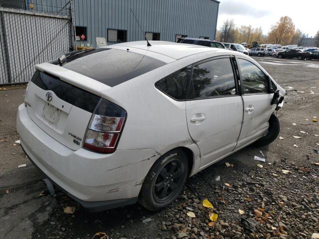 JTDKB20U553102482 - 2005 TOYOTA PRIUS WHITE photo 3