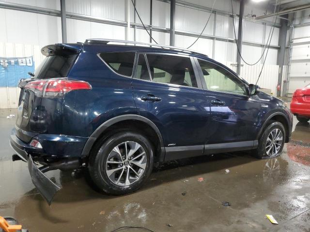 JTMRJREV1JD242898 - 2018 TOYOTA RAV4 HV LE BLUE photo 3