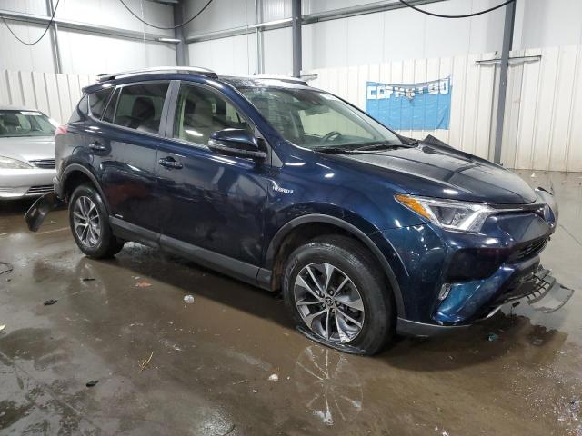 JTMRJREV1JD242898 - 2018 TOYOTA RAV4 HV LE BLUE photo 4