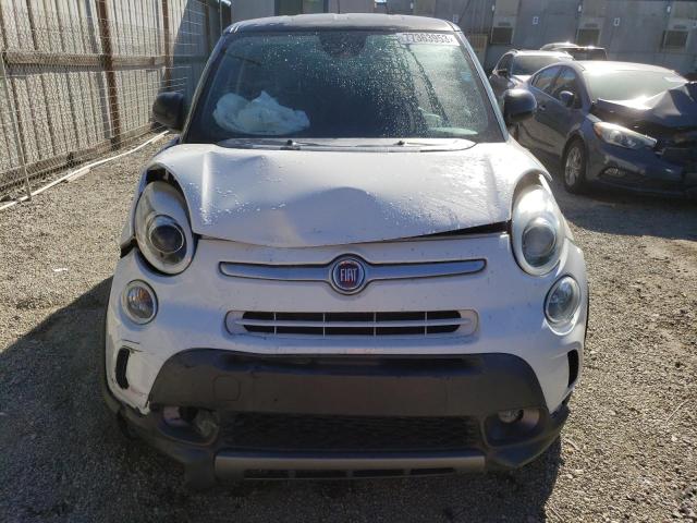 ZFBCFADH1EZ005750 - 2014 FIAT 500L TREKKING WHITE photo 5