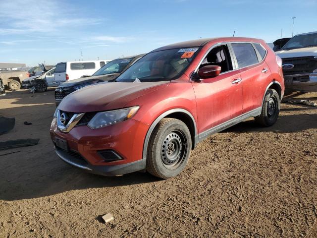 KNMAT2MV8FP590672 - 2015 NISSAN ROGUE S RED photo 1
