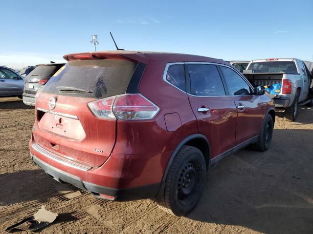 KNMAT2MV8FP590672 - 2015 NISSAN ROGUE S RED photo 3