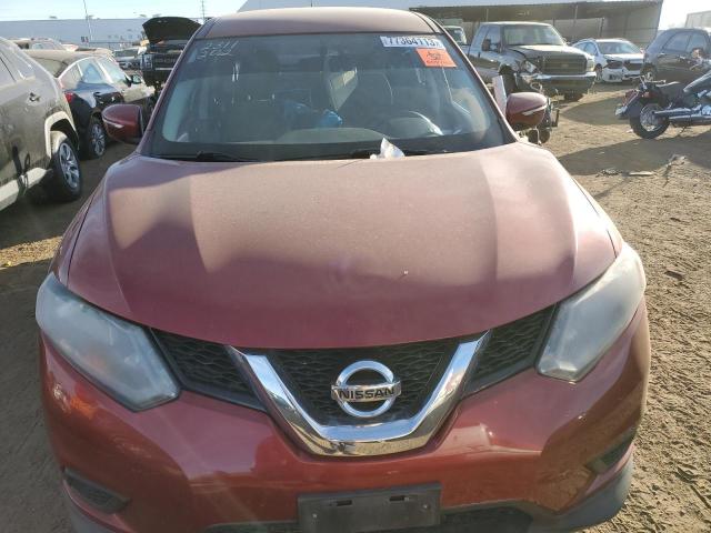 KNMAT2MV8FP590672 - 2015 NISSAN ROGUE S RED photo 5