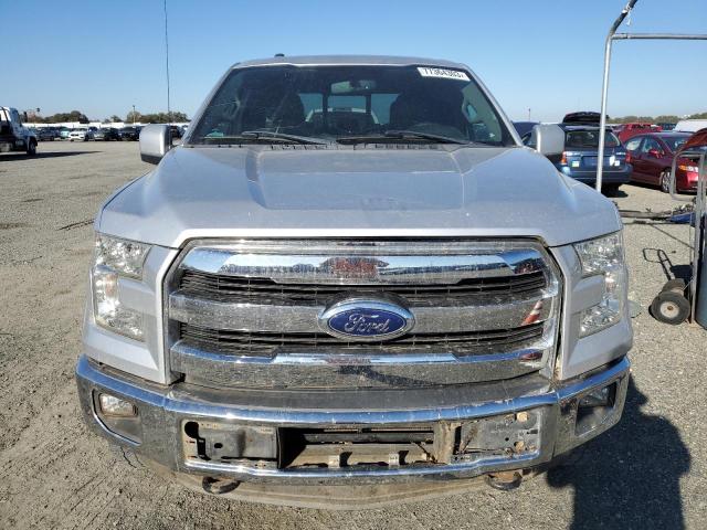 1FTEX1EP8FFA57551 - 2015 FORD F150 SUPER CAB SILVER photo 5