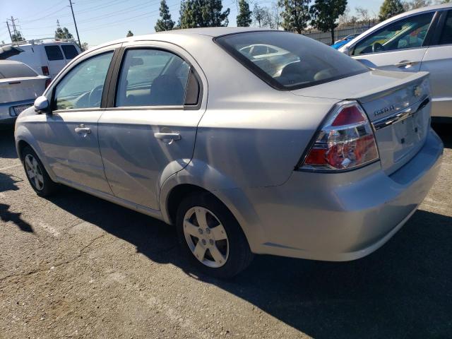 KL1TD5DE1AB107253 - 2010 CHEVROLET AVEO LS SILVER photo 2