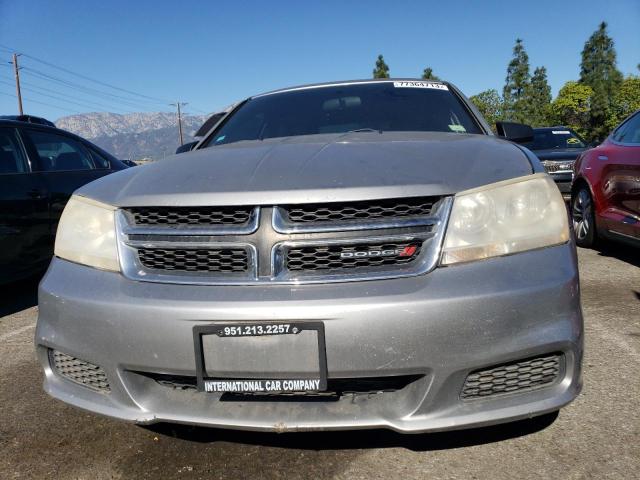 1C3CDZAG0EN108425 - 2014 DODGE AVENGER SE SILVER photo 5