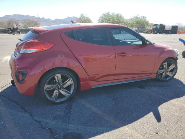 KMHTC6AE5DU163819 - 2013 HYUNDAI VELOSTER TURBO RED photo 3