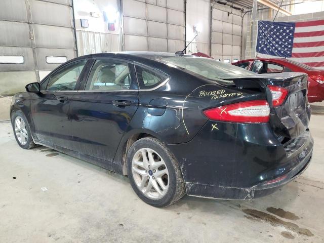 3FA6P0HD3ER268566 - 2014 FORD FUSION SE BLACK photo 2