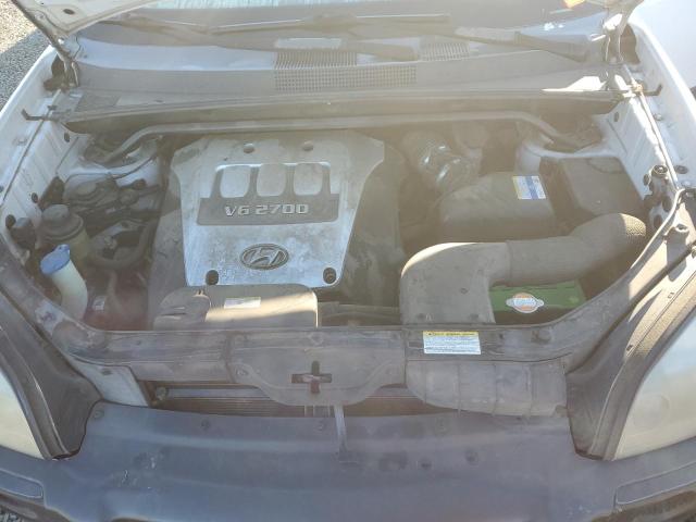 KM8JN72D66U385267 - 2006 HYUNDAI TUCSON GLS WHITE photo 12